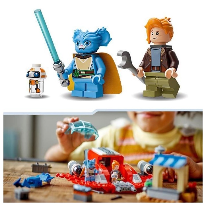 LEGO 75384 Star Wars Le Crimson Firehawk, Jouet de Construction avec Speeder Bike et Minifigurines