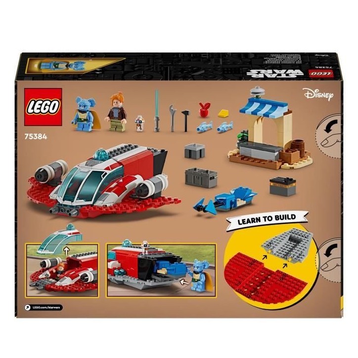 LEGO 75384 Star Wars Le Crimson Firehawk, Jouet de Construction avec Speeder Bike et Minifigurines