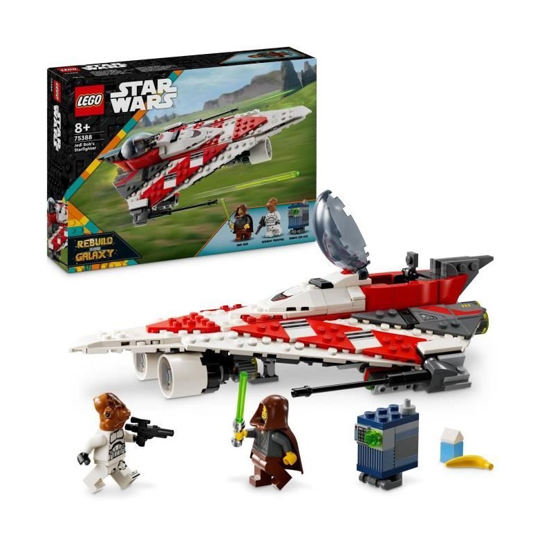 LEGO Star Wars 75388 Le Chasseur Stellaire de Jedi Bob - Réplique Vé LEGO Star Wars 75388 Le Chasseur Stellaire de Jedi Bob - Réplique Vé