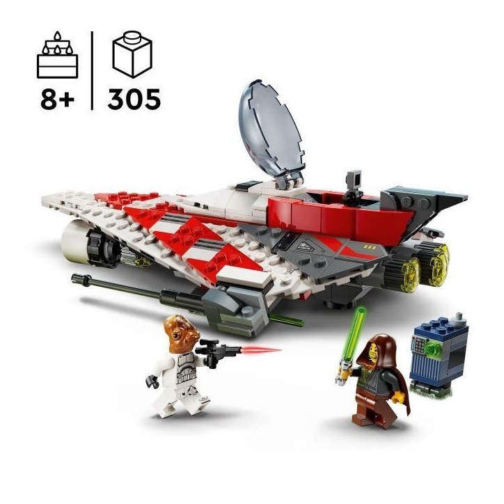 LEGO Star Wars 75388 Le Chasseur Stellaire de Jedi Bob - Réplique Véhicule a Construire LEGO Star Wars 75388 Le Chasseur Stellaire de Jedi Bob - Réplique Véhicule a Construire
