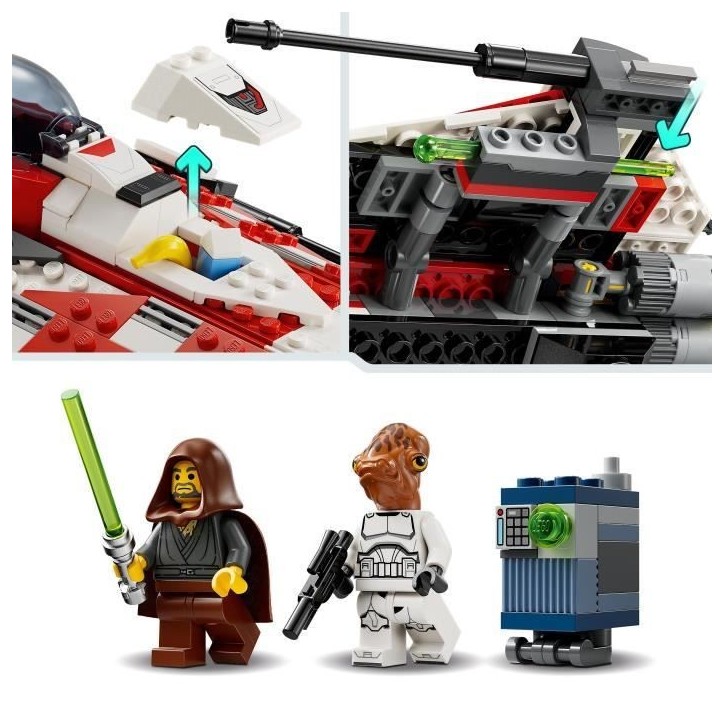 LEGO Star Wars 75388 Le Chasseur Stellaire de Jedi Bob - Réplique Véhicule a Construire LEGO Star Wars 75388 Le Chasseur Stellaire de Jedi Bob - Réplique Véhicule a Construire