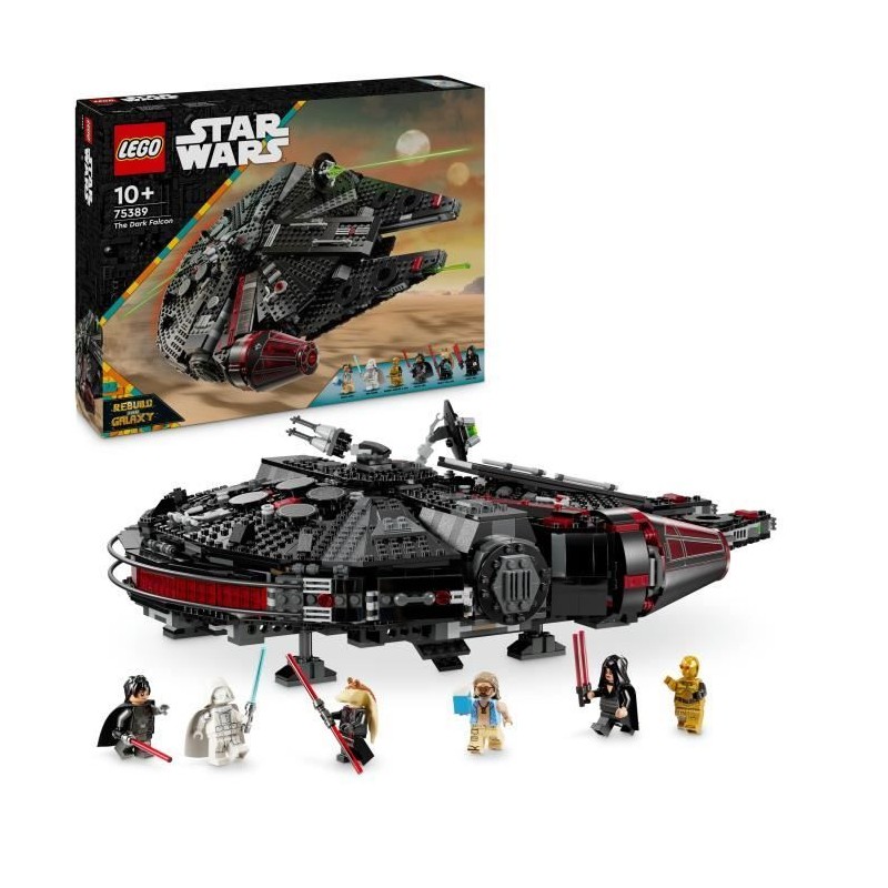 LEGO Star Wars 75389 Le Faucon Noir - Véhicule a Construire pour Enfa LEGO Star Wars 75389 Le Faucon Noir - Véhicule a Construire pour Enfa
