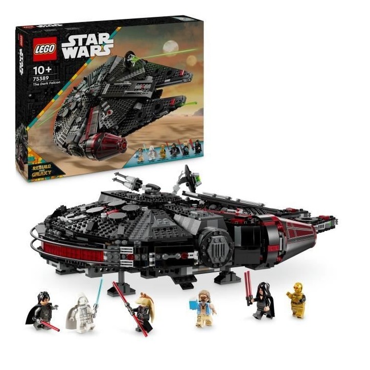 LEGO Star Wars 75389 Le Faucon Noir - Véhicule a Construire pour Enfants - Cadeau LEGO Star Wars 75389 Le Faucon Noir - Véhicule a Construire pour Enfants - Cadeau
