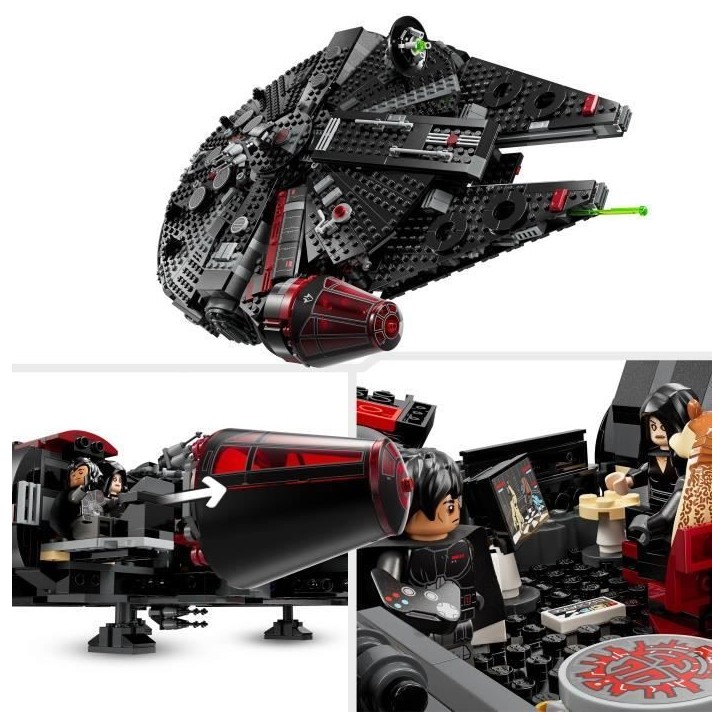 LEGO Star Wars 75389 Le Faucon Noir - Véhicule a Construire pour Enfants - Cadeau LEGO Star Wars 75389 Le Faucon Noir - Véhicule a Construire pour Enfants - Cadeau
