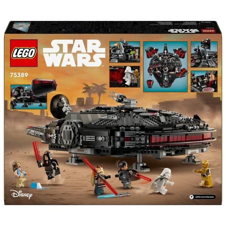LEGO Star Wars 75389 Le Faucon Noir - Véhicule a Construire pour Enfants - Cadeau LEGO Star Wars 75389 Le Faucon Noir - Véhicule a Construire pour Enfants - Cadeau