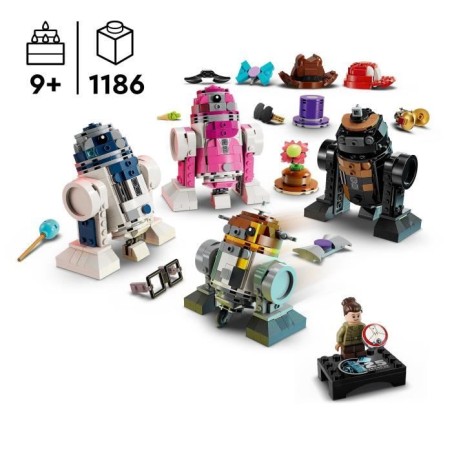 LEGO Star Wars 75392 Exclu Cdiscount La Fabrique de Droides Créative - Construisez votre Propre R2-D2