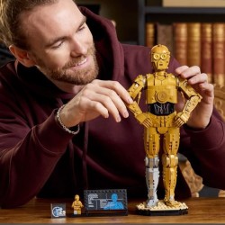 LEGO Star Wars 75398 C-3PO - Figurine de Droide a Construire - Maquett