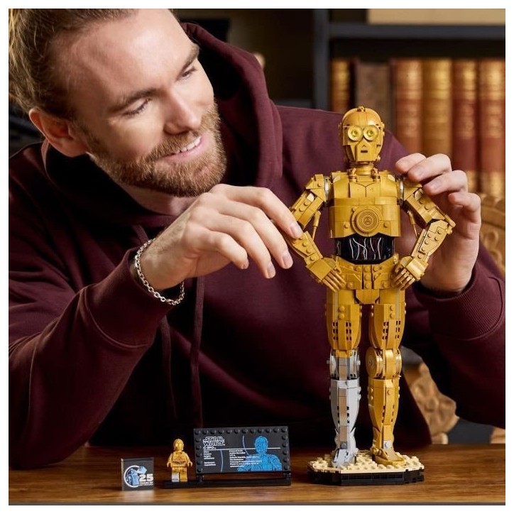 LEGO Star Wars 75398 C-3PO - Figurine de Droide a Construire - Maquette pour Adultes LEGO Star Wars 75398 C-3PO - Figurine de Droide a Construire - Maquette pour Adultes