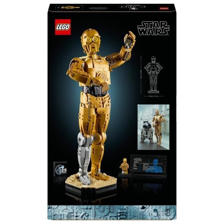LEGO Star Wars 75398 C-3PO - Figurine de Droide a Construire - Maquette pour Adultes LEGO Star Wars 75398 C-3PO - Figurine de Droide a Construire - Maquette pour Adultes