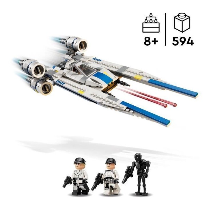 LEGO Star Wars 75399 Andor Le Chasseur Stellaire U-Wing de l'Alliance Rebelle, Jeu de construction des 8 Ans LEGO Star Wars 75399 Andor Le Chasseur Stellaire U-Wing de l'Alliance Rebelle, Jeu de construction des 8 Ans