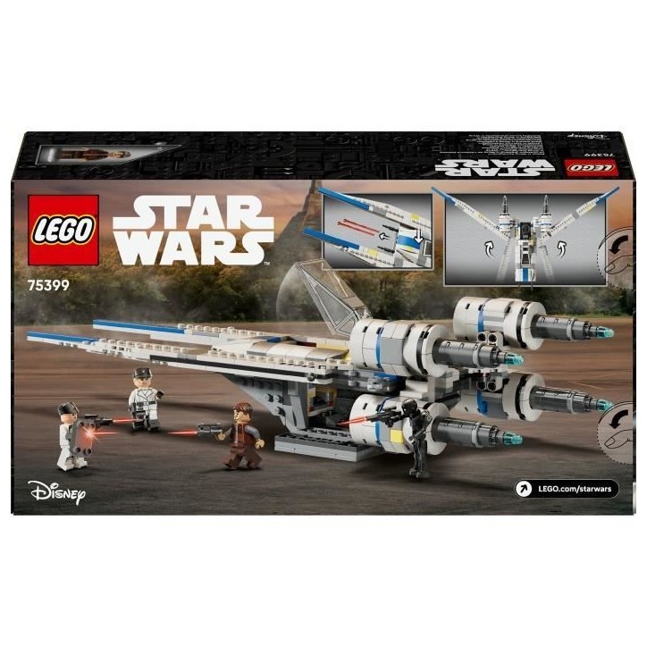 LEGO Star Wars 75399 Andor Le Chasseur Stellaire U-Wing de l'Alliance Rebelle, Jeu de construction des 8 Ans LEGO Star Wars 75399 Andor Le Chasseur Stellaire U-Wing de l'Alliance Rebelle, Jeu de construction des 8 Ans