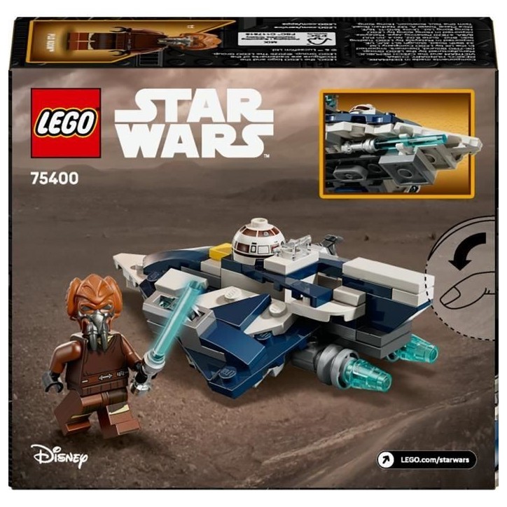 LEGO Star Wars : The Clone Wars 75400 Microfighter Chasseur Jedi de Plo Koon - Jeu 6 ans LEGO Star Wars : The Clone Wars 75400 Microfighter Chasseur Jedi de Plo Koon - Jeu 6 ans