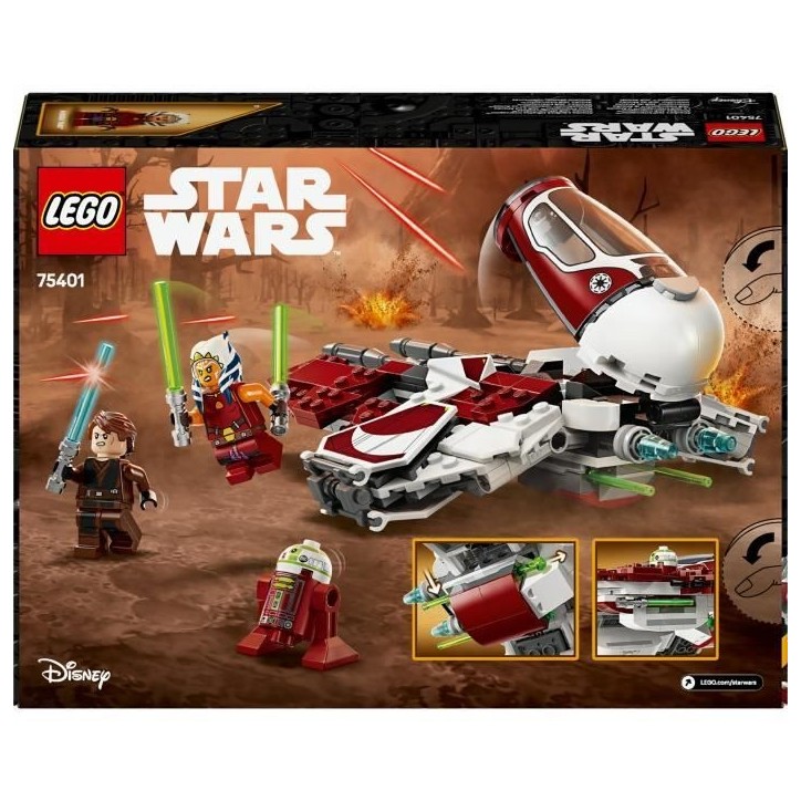 LEGO Star Wars : The Clone Wars 75401 Le Jedi Interceptor d'Ahsoka - Jeu de construction LEGO Star Wars : The Clone Wars 75401 Le Jedi Interceptor d'Ahsoka - Jeu de construction