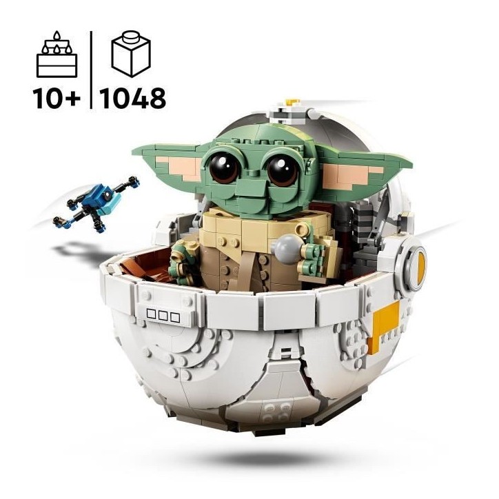 LEGO Star Wars : The Mandalorian 75403 Grogu et son landau - Jeu de construction 10 ans LEGO Star Wars : The Mandalorian 75403 Grogu et son landau - Jeu de construction 10 ans