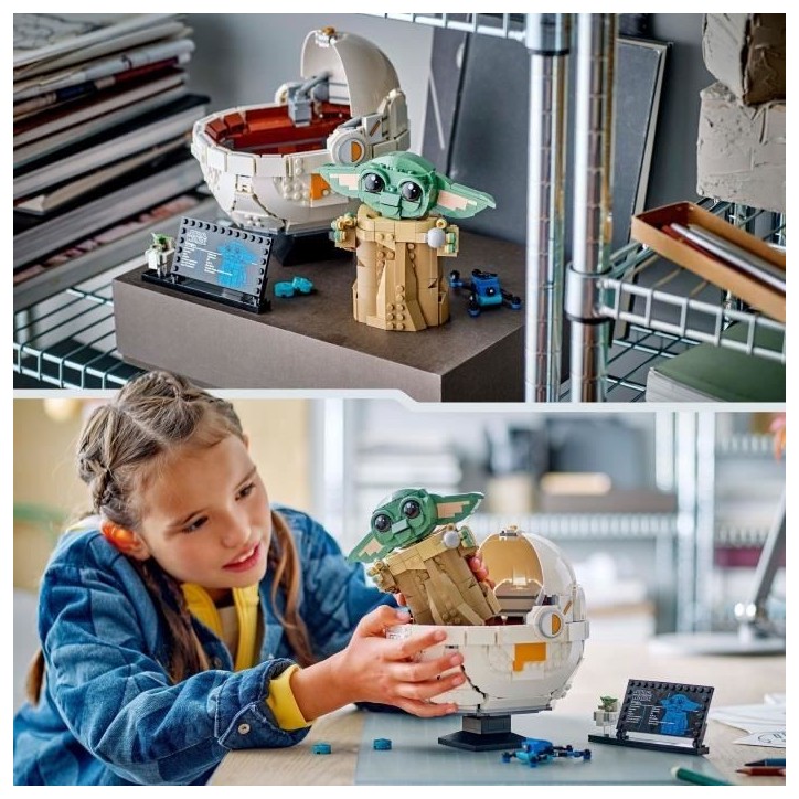 LEGO Star Wars : The Mandalorian 75403 Grogu et son landau - Jeu de construction 10 ans LEGO Star Wars : The Mandalorian 75403 Grogu et son landau - Jeu de construction 10 ans