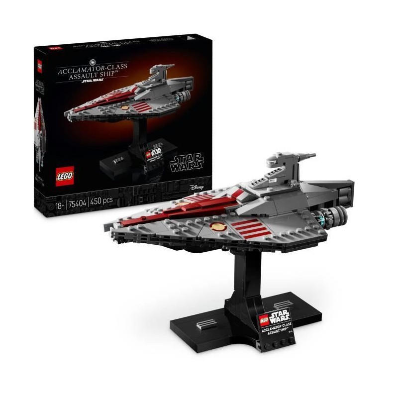 LEGO Star Wars 75404 Le transport d'assaut de classe Acclamator - Maqu LEGO Star Wars 75404 Le transport d'assaut de classe Acclamator - Maqu