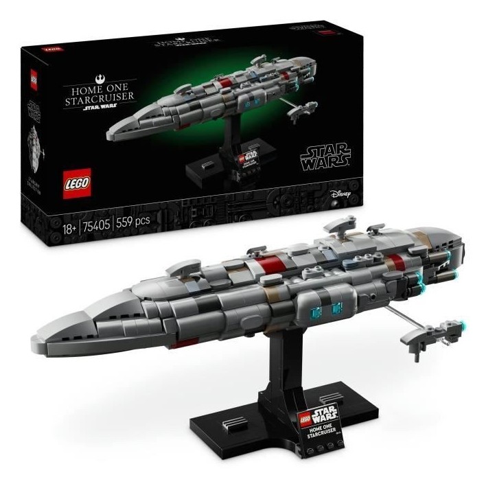 LEGO Star Wars : Le Retour du Jedi 75405 Le Starcruiser Home One - Maquette pour adulte LEGO Star Wars : Le Retour du Jedi 75405 Le Starcruiser Home One - Maquette pour adulte