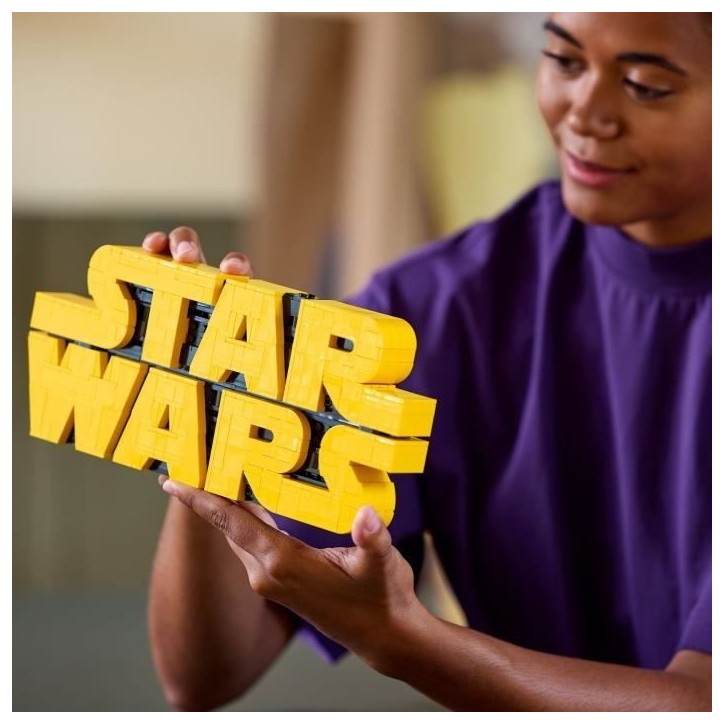 LEGO Star Wars 75407 Logo De Star Wars En Briques - Set De Construction Pour Adulte – Déco LEGO Star Wars 75407 Logo De Star Wars En Briques - Set De Construction Pour Adulte – Déco