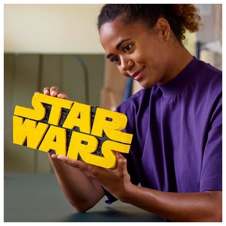 LEGO Star Wars 75407 Logo De Star Wars En Briques - Set De Construction Pour Adulte – Déco LEGO Star Wars 75407 Logo De Star Wars En Briques - Set De Construction Pour Adulte – Déco