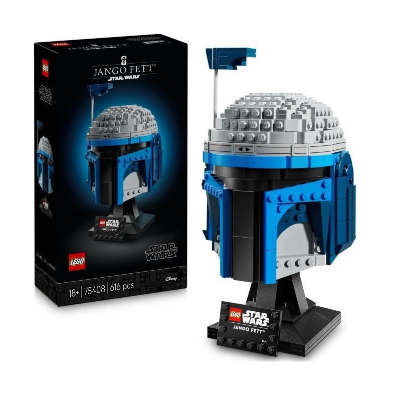 LEGO Star Wars 75408 L'Attaque Des Clones Le Casque De Jango Fett - Se LEGO Star Wars 75408 L'Attaque Des Clones Le Casque De Jango Fett - Se