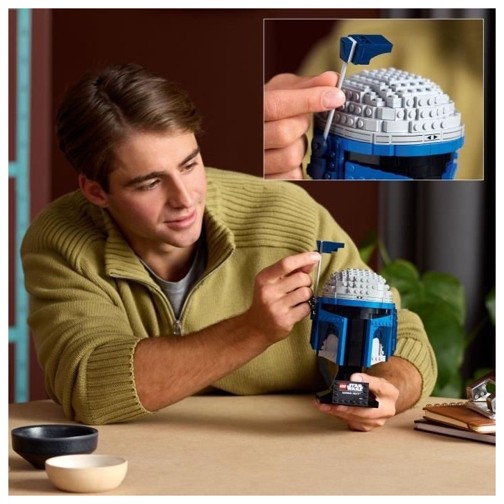 LEGO Star Wars 75408 L'Attaque Des Clones Le Casque De Jango Fett - Set - Cadeau Adulte LEGO Star Wars 75408 L'Attaque Des Clones Le Casque De Jango Fett - Set - Cadeau Adulte