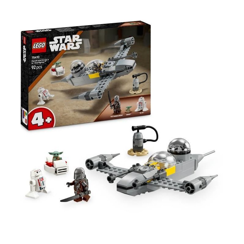 LEGO Star Wars : The Mandalorian 75410 Le chasseur N-1 de Mando et Gro LEGO Star Wars : The Mandalorian 75410 Le chasseur N-1 de Mando et Gro