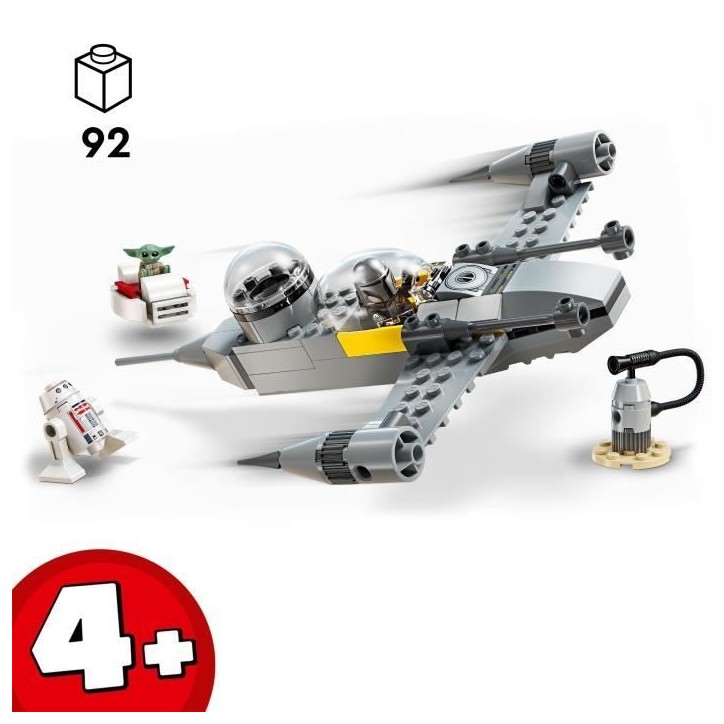LEGO Star Wars : The Mandalorian 75410 Le chasseur N-1 de Mando et Grogu - Jeu des 4 ans LEGO Star Wars : The Mandalorian 75410 Le chasseur N-1 de Mando et Grogu - Jeu des 4 ans