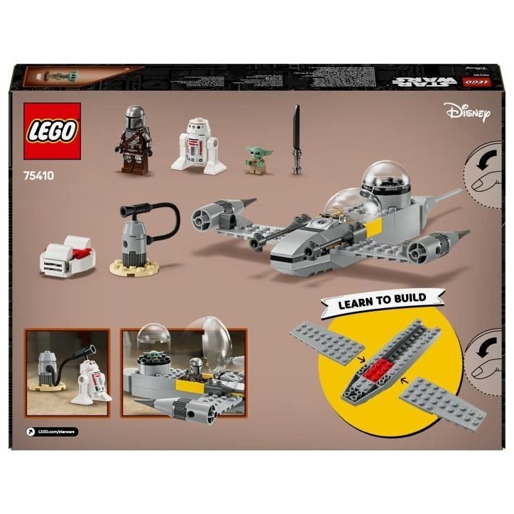 LEGO Star Wars : The Mandalorian 75410 Le chasseur N-1 de Mando et Grogu - Jeu des 4 ans LEGO Star Wars : The Mandalorian 75410 Le chasseur N-1 de Mando et Grogu - Jeu des 4 ans