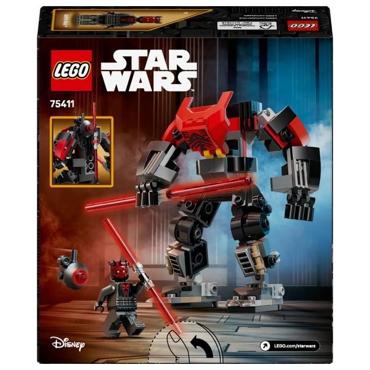 LEGO Star Wars 75411 Le Robot Dark Maul - Jeu de Construction pour Garçon des 6 ans LEGO Star Wars 75411 Le Robot Dark Maul - Jeu de Construction pour Garçon des 6 ans