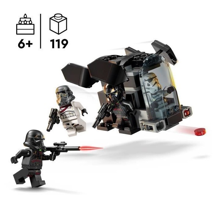 LEGO Star Wars 75412 Pack de Combat Death Troopers contre Night Troopers - Jouet des 6 ans LEGO Star Wars 75412 Pack de Combat Death Troopers contre Night Troopers - Jouet des 6 ans