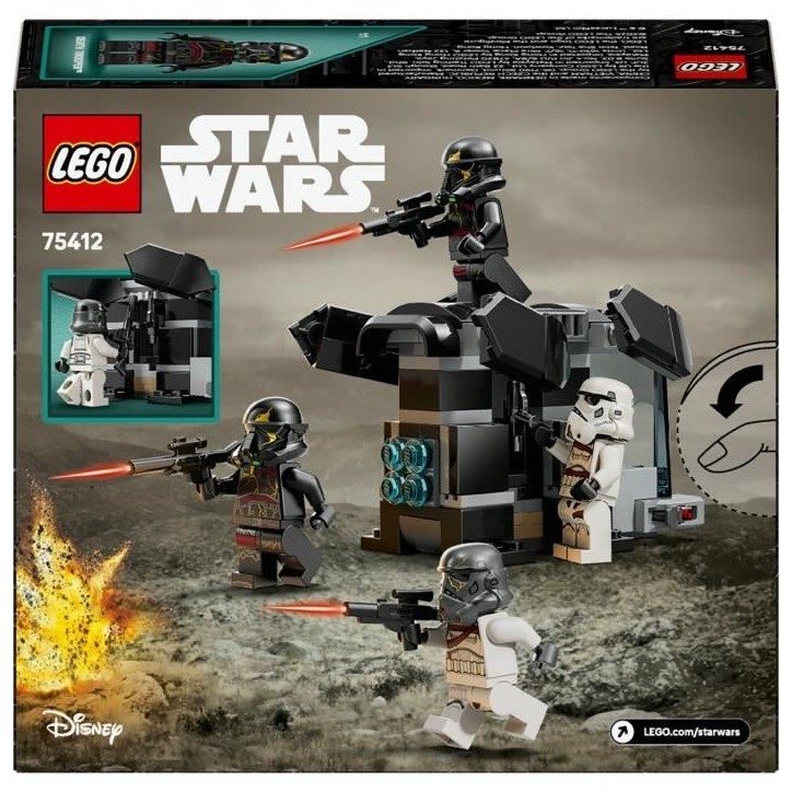 LEGO Star Wars 75412 Pack de Combat Death Troopers contre Night Troopers - Jouet des 6 ans LEGO Star Wars 75412 Pack de Combat Death Troopers contre Night Troopers - Jouet des 6 ans