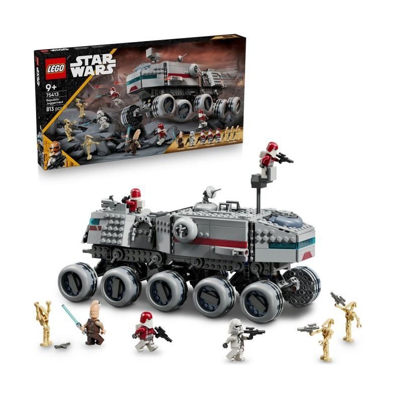 LEGO Star Wars 75413 The Clone Wars Le Juggernaut de la République -