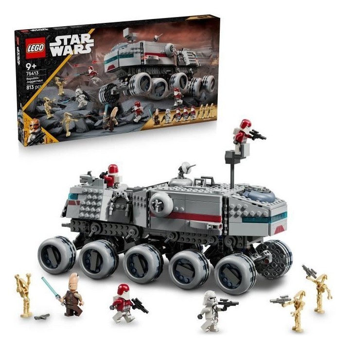 LEGO Star Wars 75413 The Clone Wars Le Juggernaut de la République - Jouet enfant 9 ans LEGO Star Wars 75413 The Clone Wars Le Juggernaut de la République - Jouet enfant 9 ans