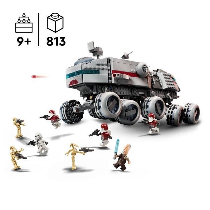 LEGO Star Wars 75413 The Clone Wars Le Juggernaut de la République - Jouet enfant 9 ans LEGO Star Wars 75413 The Clone Wars Le Juggernaut de la République - Jouet enfant 9 ans