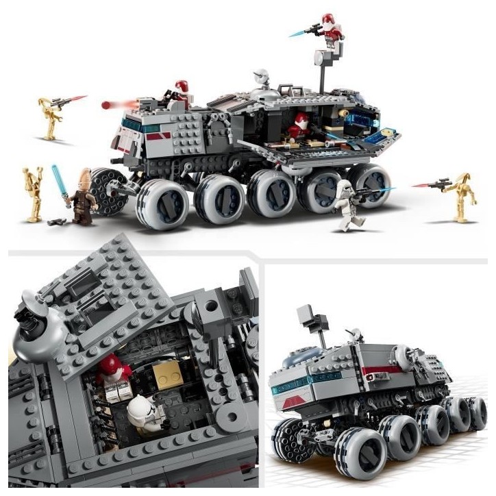 LEGO Star Wars 75413 The Clone Wars Le Juggernaut de la République - Jouet enfant 9 ans LEGO Star Wars 75413 The Clone Wars Le Juggernaut de la République - Jouet enfant 9 ans