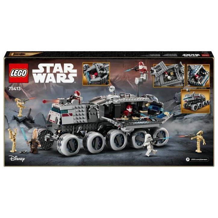LEGO Star Wars 75413 The Clone Wars Le Juggernaut de la République - Jouet enfant 9 ans LEGO Star Wars 75413 The Clone Wars Le Juggernaut de la République - Jouet enfant 9 ans