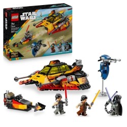 LEGO Star Wars 75414 Le Snowspeeder en Flammes - Jouet de Construction