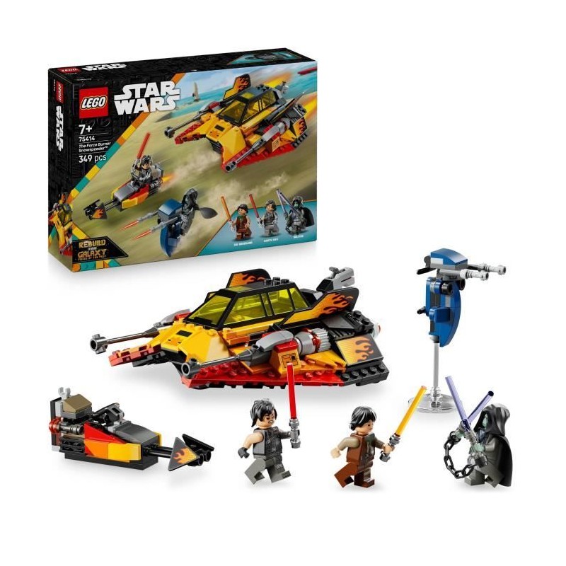LEGO Star Wars 75414 Le Snowspeeder en Flammes - Jouet de Construction LEGO Star Wars 75414 Le Snowspeeder en Flammes - Jouet de Construction