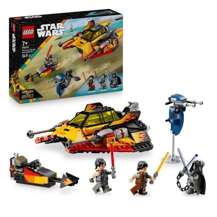 LEGO Star Wars 75414 Le Snowspeeder en Flammes - Jouet de Construction enfant 7 ans LEGO Star Wars 75414 Le Snowspeeder en Flammes - Jouet de Construction enfant 7 ans