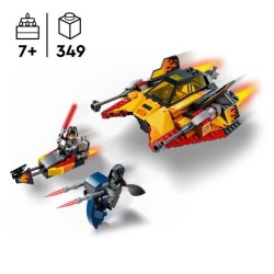 LEGO Star Wars 75414 Le Snowspeeder en Flammes - Jouet de Construction