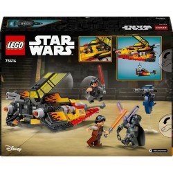 LEGO Star Wars 75414 Le Snowspeeder en Flammes - Jouet de Construction