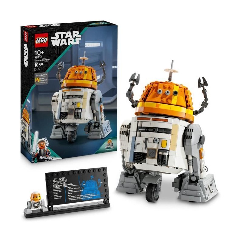LEGO Star Wars 75416 Ahsoka Le Droide Astromécano Chopper (C1-10P), J LEGO Star Wars 75416 Ahsoka Le Droide Astromécano Chopper (C1-10P), J