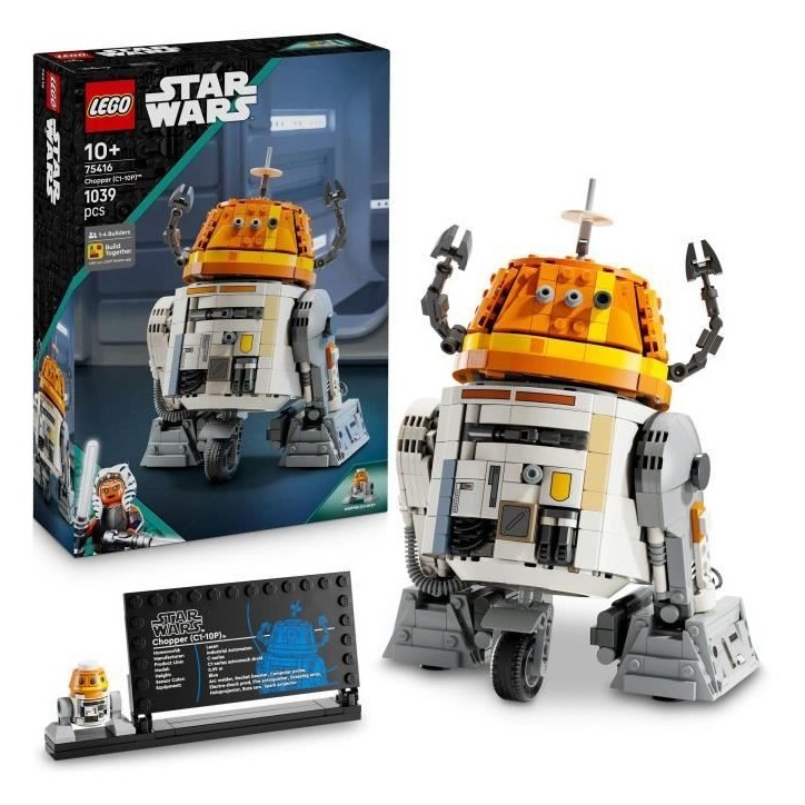 LEGO Star Wars 75416 Ahsoka Le Droide Astromécano Chopper (C1-10P), Jeu de construction, des 10 ans LEGO Star Wars 75416 Ahsoka Le Droide Astromécano Chopper (C1-10P), Jeu de construction, des 10 ans