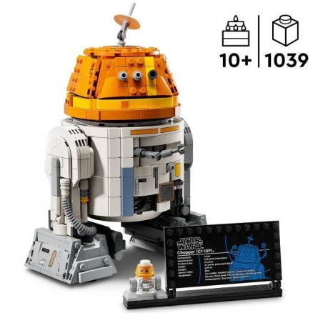 LEGO Star Wars 75416 Ahsoka Le Droide Astromécano Chopper (C1-10P), Jeu de construction, des 10 ans
