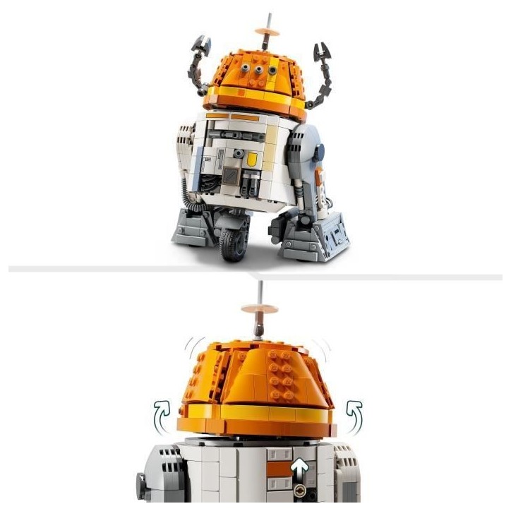 LEGO Star Wars 75416 Ahsoka Le Droide Astromécano Chopper (C1-10P), Jeu de construction, des 10 ans LEGO Star Wars 75416 Ahsoka Le Droide Astromécano Chopper (C1-10P), Jeu de construction, des 10 ans