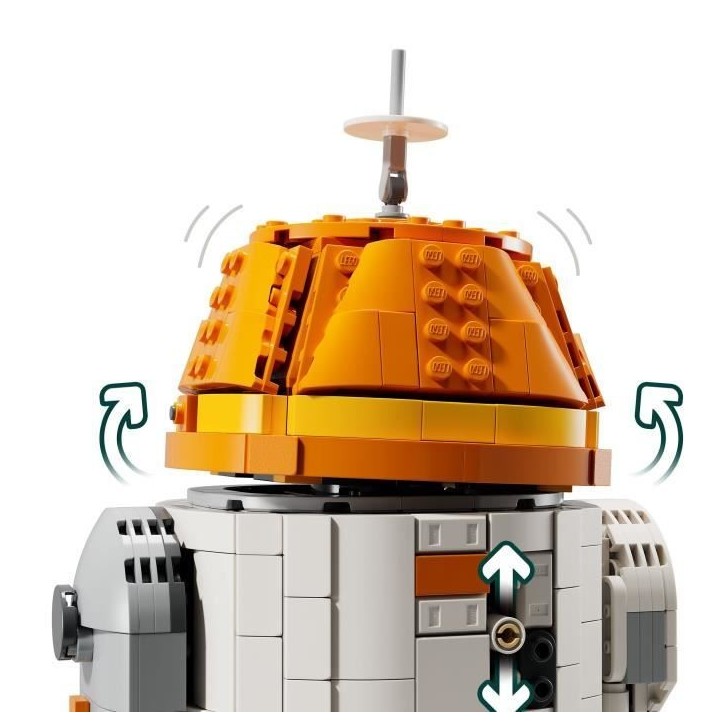 LEGO Star Wars 75416 Ahsoka Le Droide Astromécano Chopper (C1-10P), Jeu de construction, des 10 ans LEGO Star Wars 75416 Ahsoka Le Droide Astromécano Chopper (C1-10P), Jeu de construction, des 10 ans