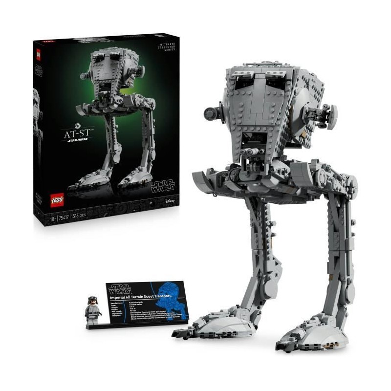 LEGO Star Wars 75417 Le Marcheur AT-ST - Set de Construction pour Adul LEGO Star Wars 75417 Le Marcheur AT-ST - Set de Construction pour Adul