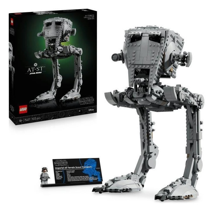 LEGO Star Wars 75417 Le Marcheur AT-ST - Set de Construction pour Adulte - Décoration LEGO Star Wars 75417 Le Marcheur AT-ST - Set de Construction pour Adulte - Décoration