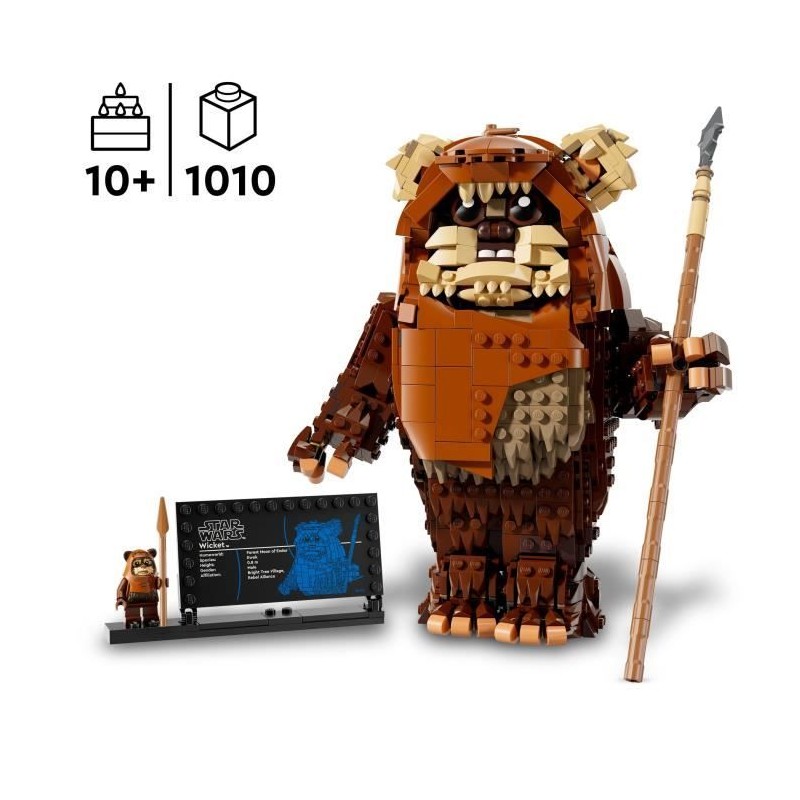 LEGO Star Wars™ 75430 Exclu Cdiscount Wicket l'Ewok™ LEGO Star Wars™ 75430 Exclu Cdiscount Wicket l'Ewok™