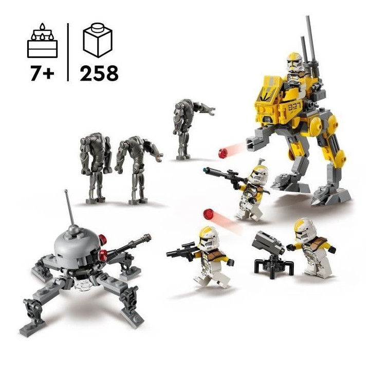 LEGO Star Wars 75431 Pack de Combat du 327eme Corps d'Armée - Jeu de Construction 7 ans LEGO Star Wars 75431 Pack de Combat du 327eme Corps d'Armée - Jeu de Construction 7 ans